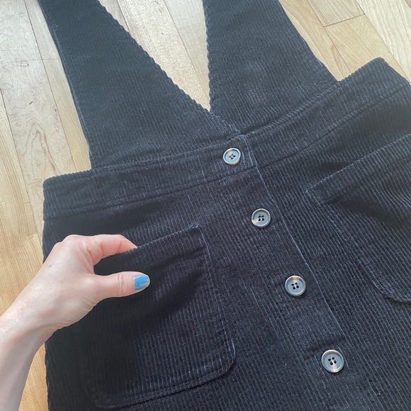 La petite étoile Paris Black Corduroy Mini Skirt Jumper - Sz 1 - Picture 4 of 16